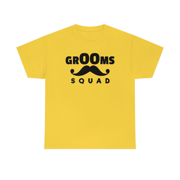 Funny Groom Squad Wedding Bachelors Mustache Wedding Hilarious Grooms Bridal Sayings Engagement Fiance