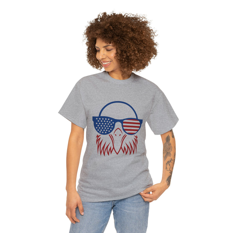 Shirt Funny Cute Patriotic Eagle American Flag 4th Of July Freedom National  Pride T-Shirt Gift Unisex Heavy Cotton Tee