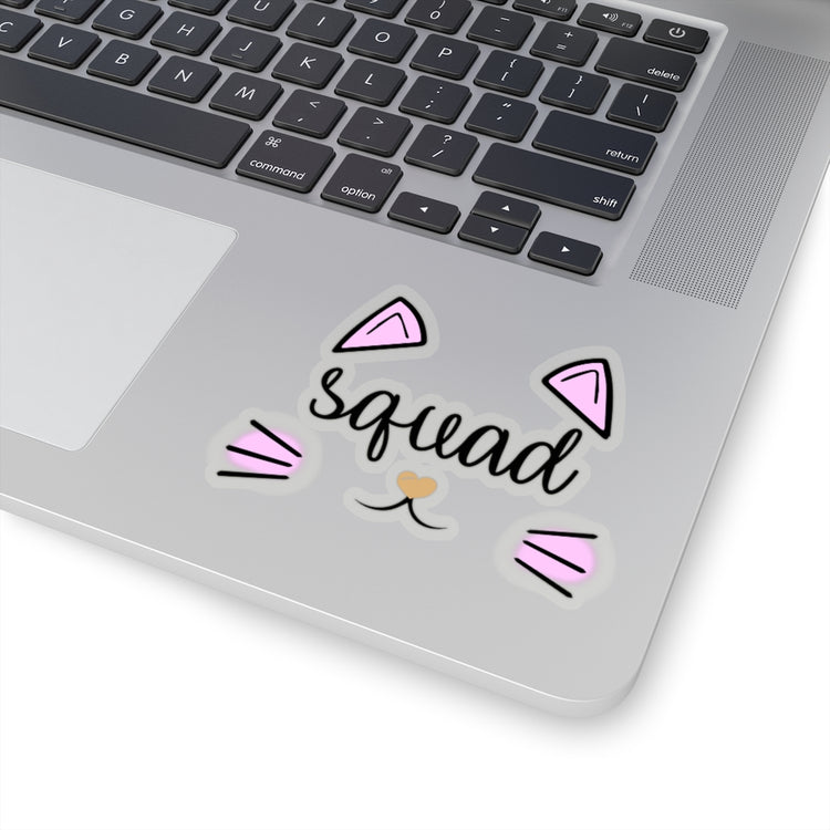 Sticker Decal Squad Cat Bachelorette Team Bride Stickers For Laptop Car