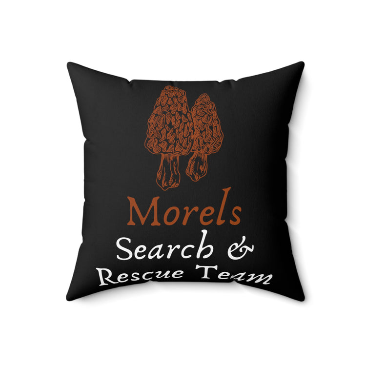 Novelty Morels Search & Rescue Honeycombs Tee Shirts Gift | Funny Morchella Gourmet Cuisine Men Women T Shirt Spun Polyester Square Pillow