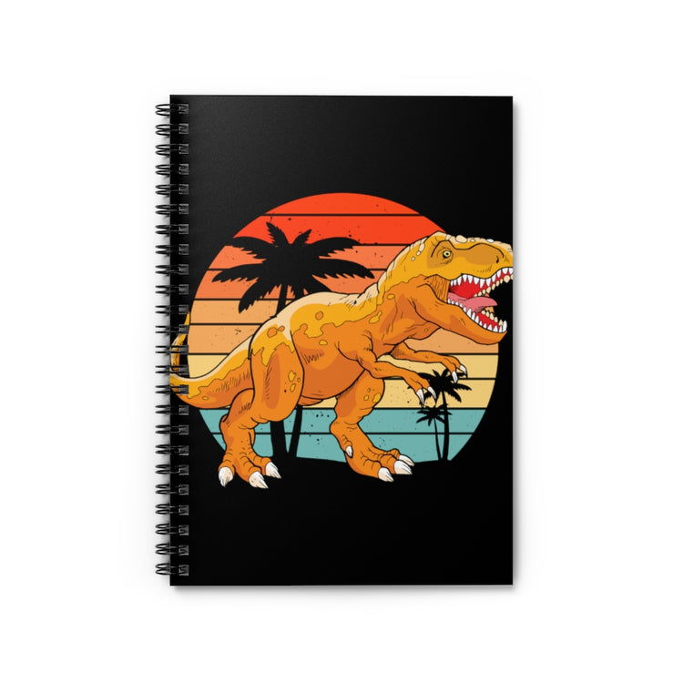 Vintage Tyrannosaurus Enthusiasts Outline Illustration Gag Retro Dinosaurs Devotee Environmentalist Graphic
