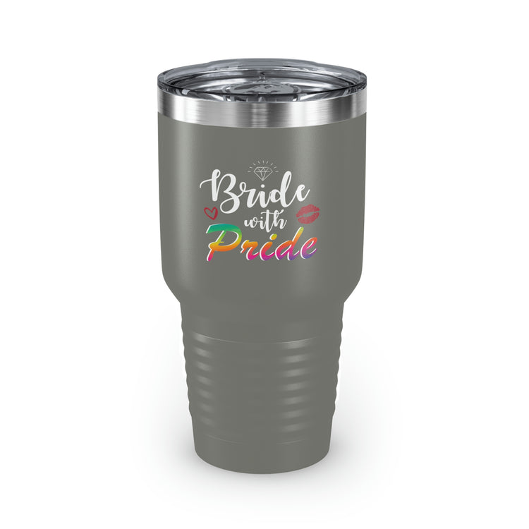 30oz Tumbler Stainless Steel Colors Humorous LGBTQ Bridal Appreciation Graphic Puns Hilarious Supportive Bridesmaid