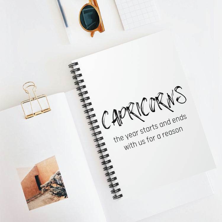 Spiral Notebook Funny Definition Capricorn Sarcastic Dad Women Men Astrology Novelty Capricorn Wife Mom  Astrology