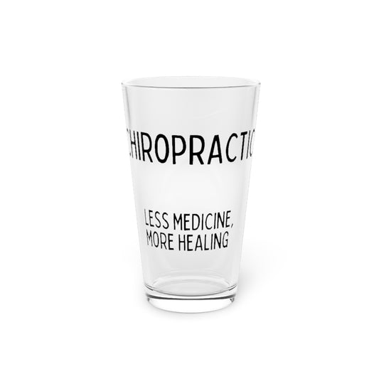 Beer Glass Pint 16oz  Humorous Bone Therapist Orthopedist Orthopedic Clinician Hilarious Chiro