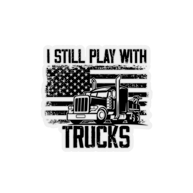 Sticker Decal Novelty Vintage Driving Automobile Pickup Truck Enthusiast Humorous Trucks Stickers For Laptop Car