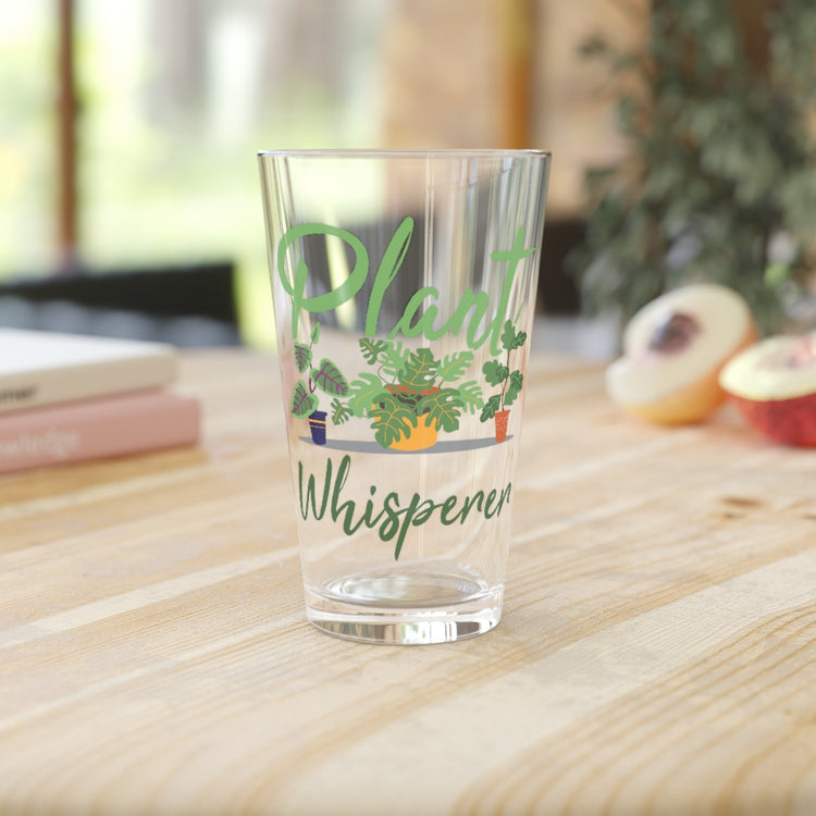 Beer Glass Pint 16oz  Novelty Watering My Plants Sarcastic Saying