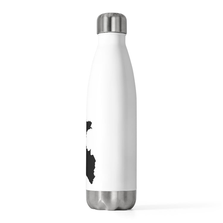 20oz Insulated Bottle  Novelty Peruvians Peruano Peruana Outlined Map Enthusiast Hilarious