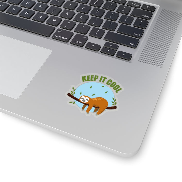 Sticker Decal Keep It Cool Sloth  | Sloth | Baby Sloth Gift | Sloth Gifts | Stickers For Laptop Car