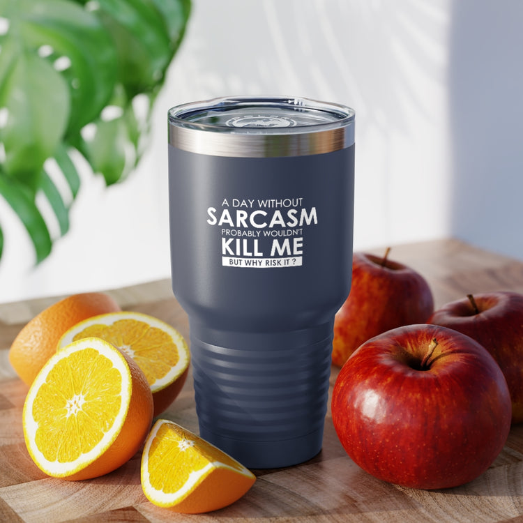 30oz Tumbler Stainless Steel Colors  Hilarious Sarcastically Living Introvert Statements Line Gag Humorous