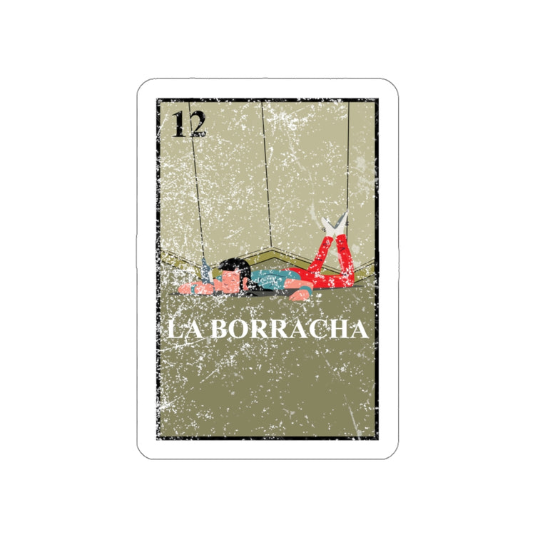 Sticker Decal Novelty La Borracha Tequila Shots Card Games Hilarious Spanish Cultures Gag Men Stickers For Laptop Car