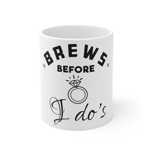 White Ceramic Mug Novelty Breweries Drinking Bachelorettes Statements Bridal Hilarious Beer  Brewer Engagement