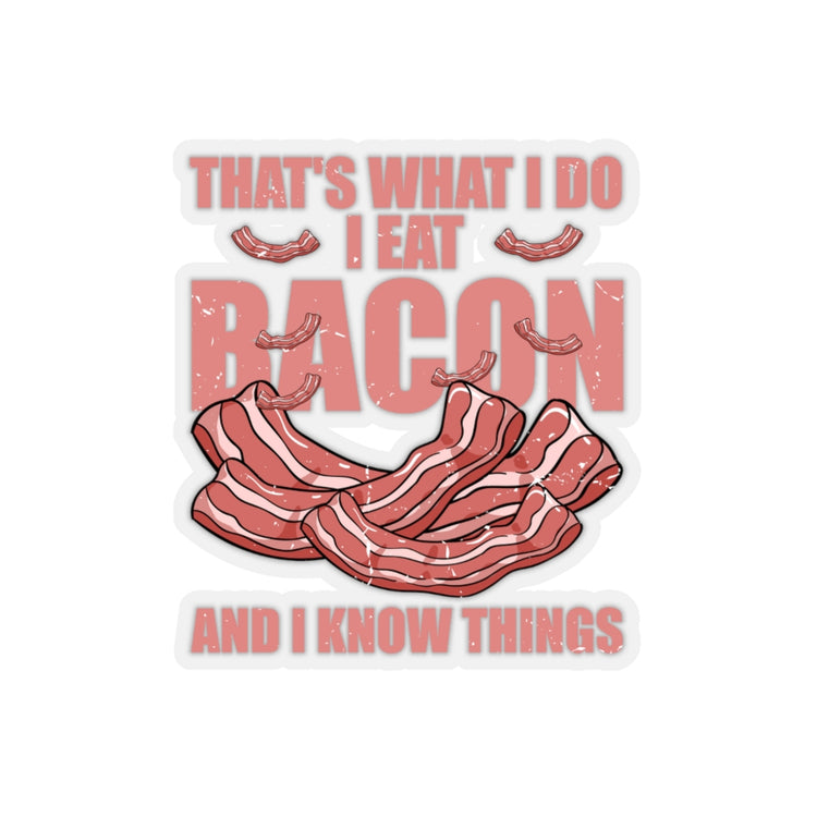 Sticker Decal Hilarious Bacon Meats Pork Gammon Smoked Pancetta Lover Humorous Smoking Stickers For Laptop Car