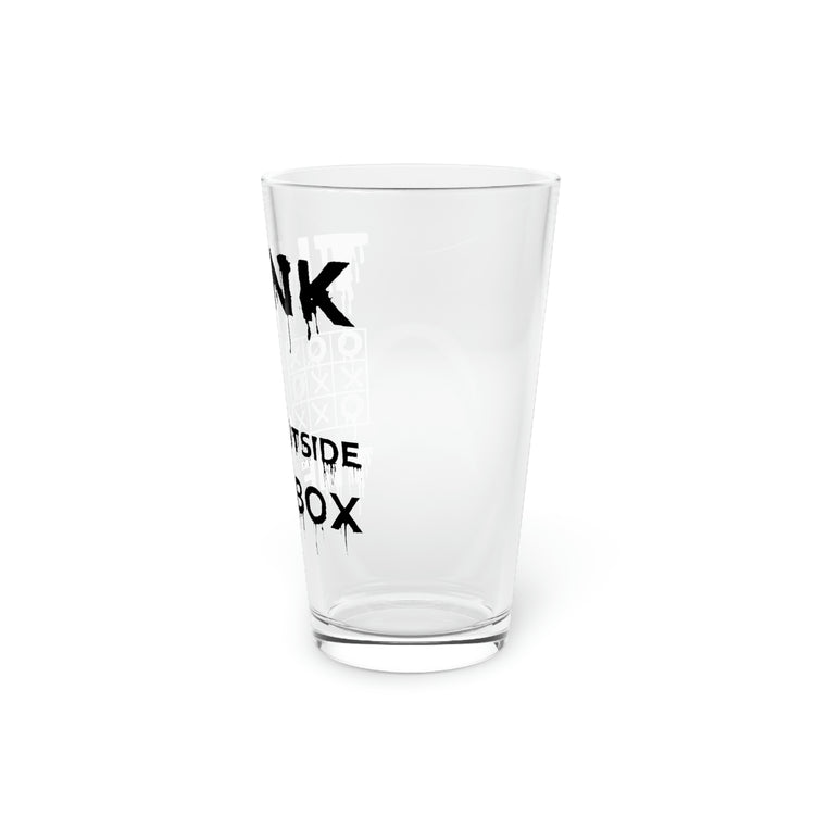 Beer Glass Pint 16oz Funny Geeky Coders Mockery Illustration Compiler Games Hilarious Thinking Innovatively Developers