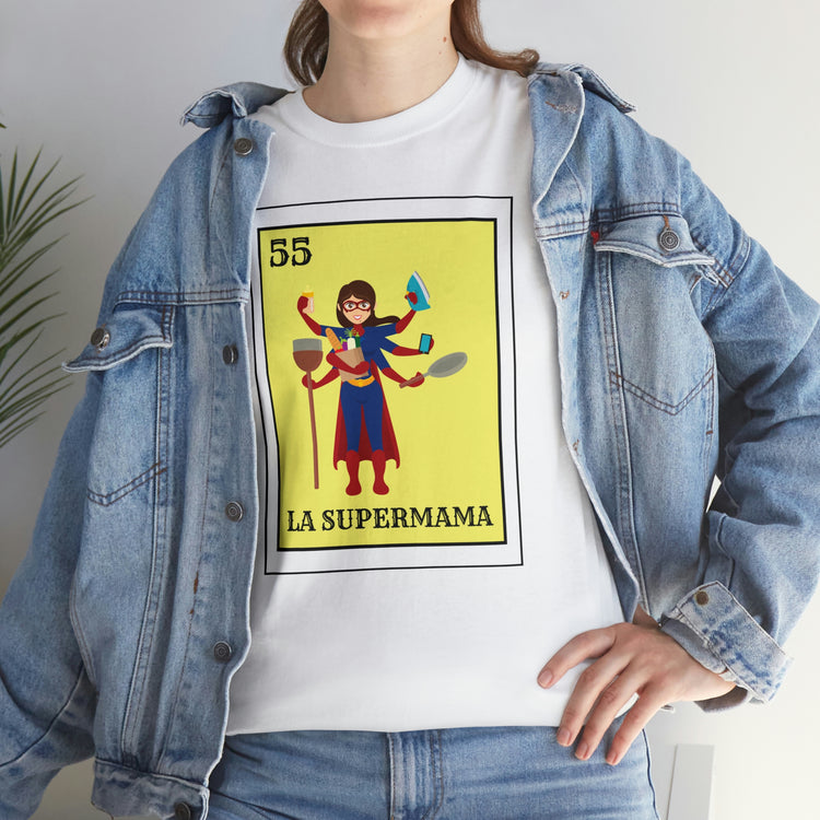 Shirt Funny Mexican Mothers Lottery Card Amusing  Comical Cheerful Cheerful Greeting T-Shirt Unisex Heavy Cotton Tee