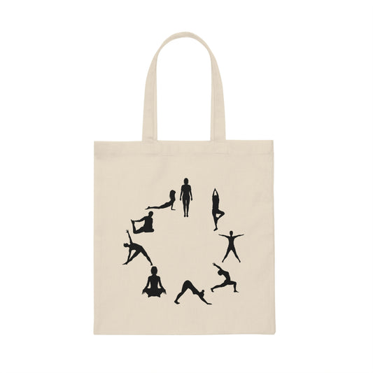 Novelty Meditation Reflexology Reflexologist Enthusiast Hilarious Meditating Mind Fitness Pilates Exercise Canvas Tote Bag