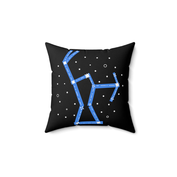 Hilarious Astrology Constellations Astrophysics Horoscope Humorous Stargazing Horoscopes Astrometry Lover Spun Polyester Square Pillow