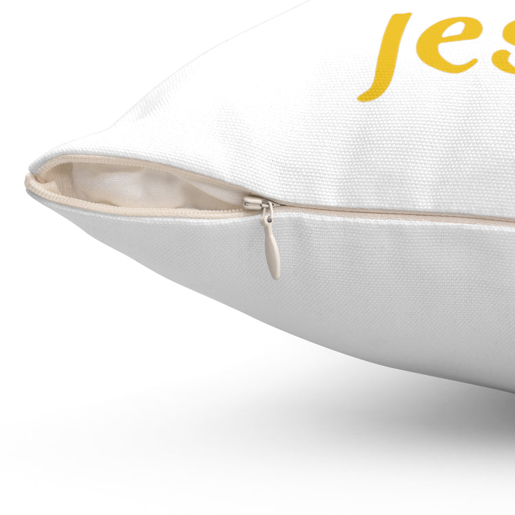 The Struggle Is Real But So Is Jesus Spun Polyester Square Pillow