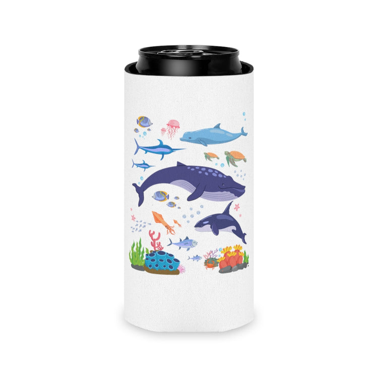 Beer Can Cooler Sleeve Inspirational Environmentalists Biologists Illustration Gags Motivational