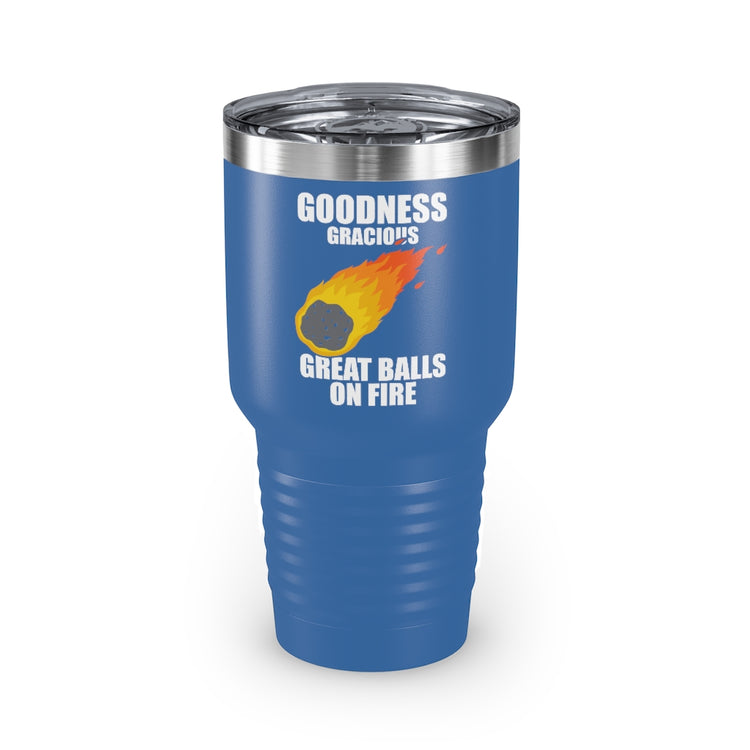 30oz Tumbler Stainless Steel Colors Hilarious Meteors Illustration Stargazers Statements Puns Humorous Stargazing