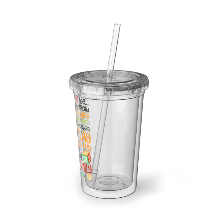 16oz Plastic Cup Motivational Daycare Teachers Appreciation Novelty Inspirational
