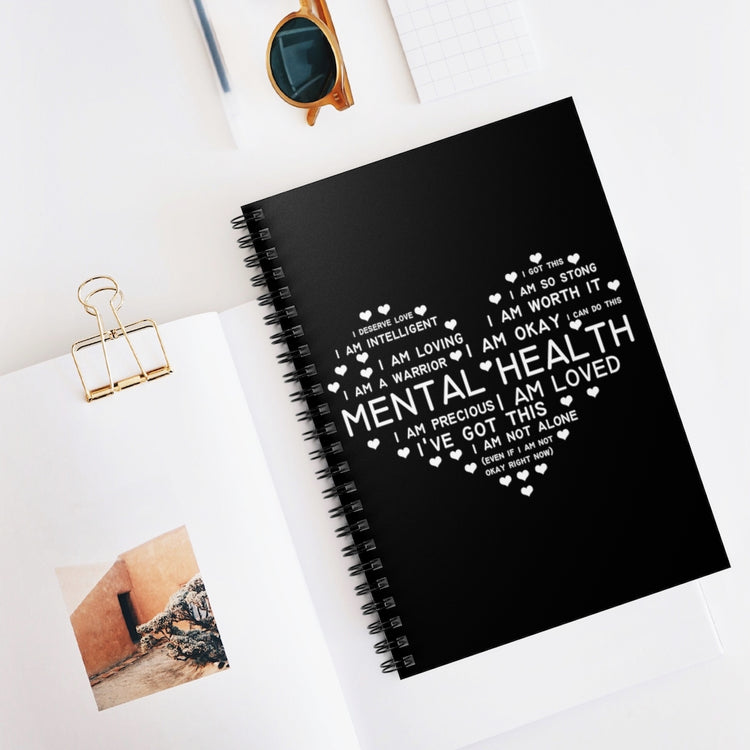 Spiral Notebook  Hilarious Recognizing Psychiatric Brain Thinking Abnormality Humorous Intellectual Disorders Sick Psychiatry