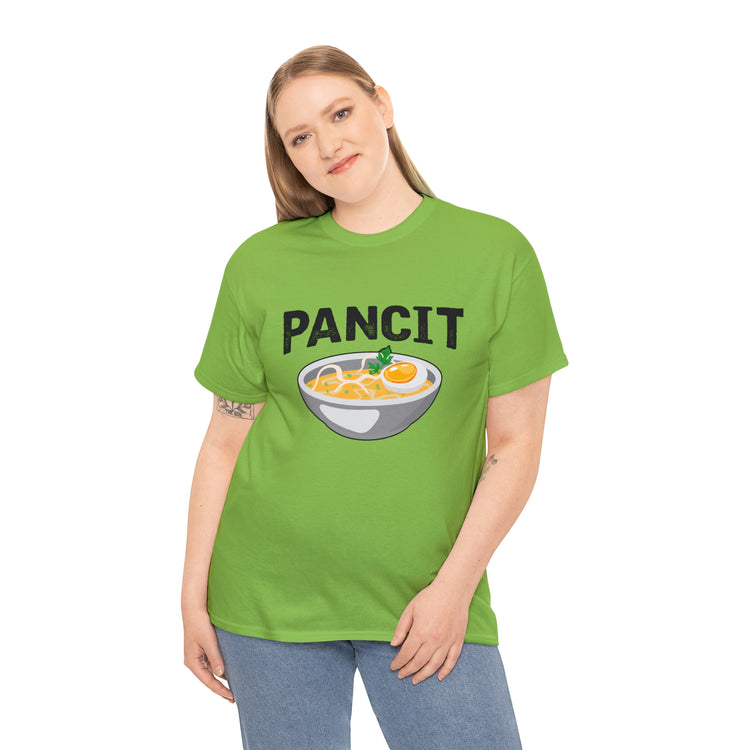 Shirt Funny Pancit Filipinos Dining Cuisine Asian Noodle Pasta Dishes Healthy delicacies T-Shirt Unisex Heavy Cotton Tee