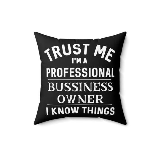 Funny Passive Income Cashflow Tee Shirt Gift | Professional Business Owner Investor Quote Men Women T Shirt Spun Polyester Square Pillow