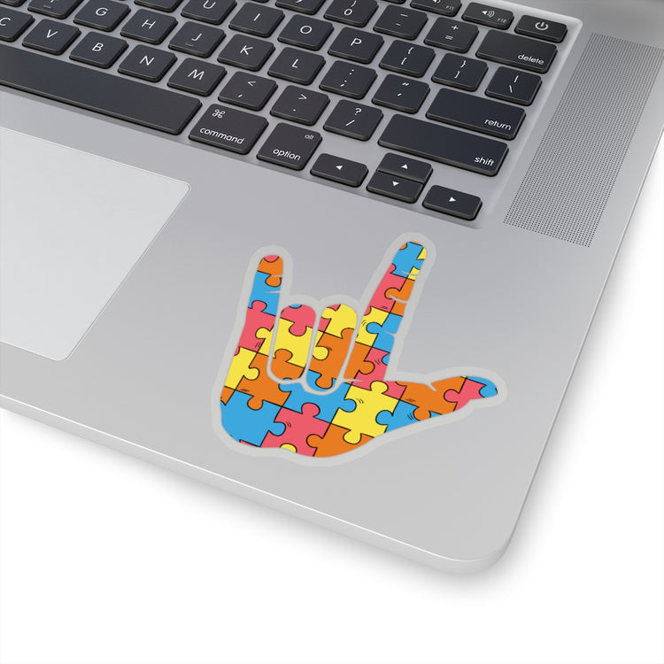 Sticker Decal Humorous Hand Signal Neurodiverse Neurodiversity Enthusiast Novelty Stickers For Laptop Car