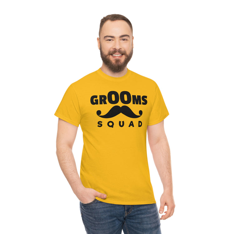 Funny Groom Squad Wedding Bachelors Mustache Wedding Hilarious Grooms Bridal Sayings Engagement Fiance