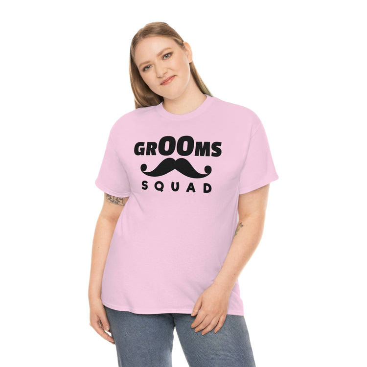 Funny Groom Squad Wedding Bachelors Mustache Wedding Hilarious Grooms Bridal Sayings Engagement Fiance