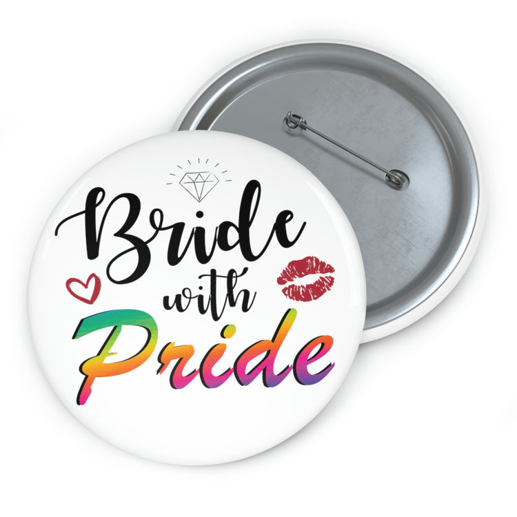 Humorous Pinback Button Pin Badge LGBTQ Bridal Appreciation Statements Graphic Puns  Hilarious Supportive Bridesmaid