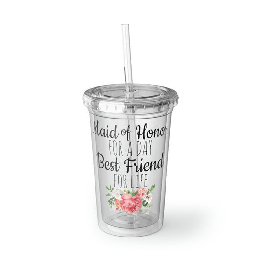 16oz Plastic Cup Humorous Bridal Besties Wedding Festivities Statements Gag  Motivational Bridesmaids