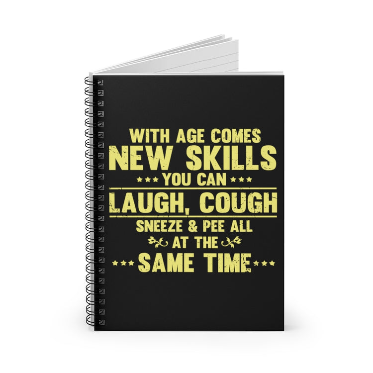 Spiral Notebook  Hilarious 50th Celebrations Sarcasm Sayings Family Party Novelty Grandpa's