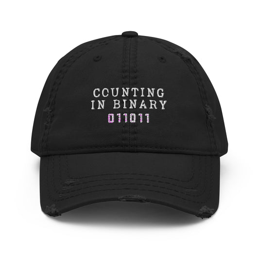 Distressed Dad Hat  Hilarious Hexadecimal Polynomial Decimal Calculations Lover Humorous Byte Star Integers Integrals Enthusiast