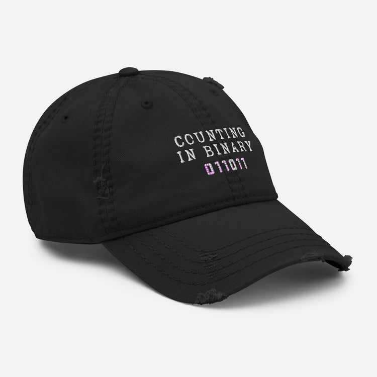 Distressed Dad Hat  Hilarious Hexadecimal Polynomial Decimal Calculations Lover Humorous Byte Star Integers Integrals Enthusiast