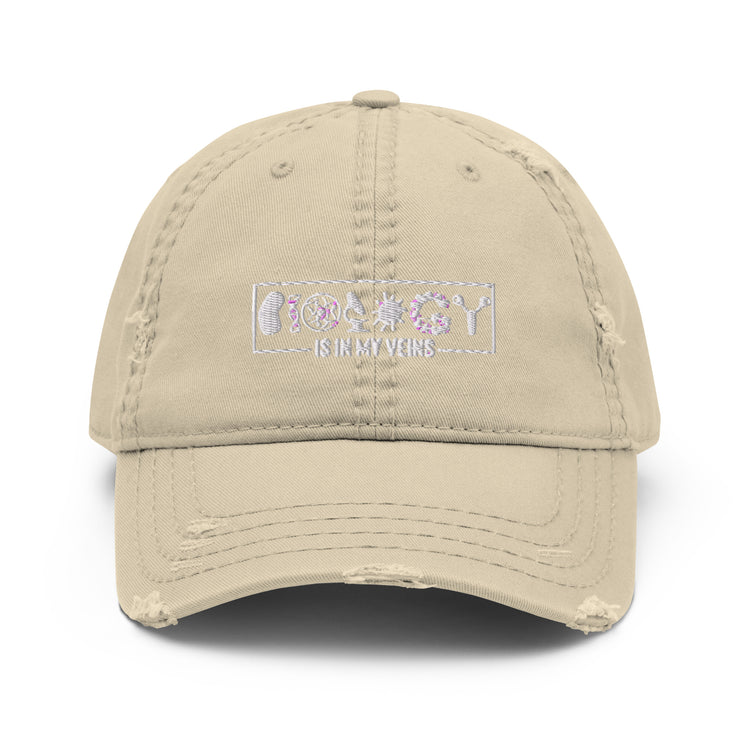 Distressed Dad Hat Novelty Living Scientist Technician Technologist Biologist Hilarious Naturalist Ecologist Organisms Genetics