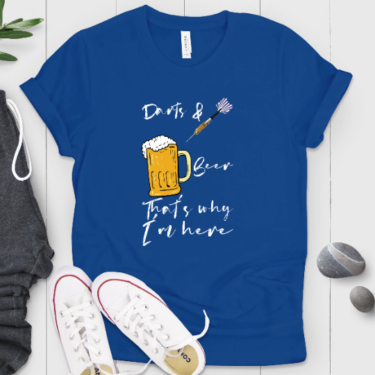 Funny Dart And Beer Shirt