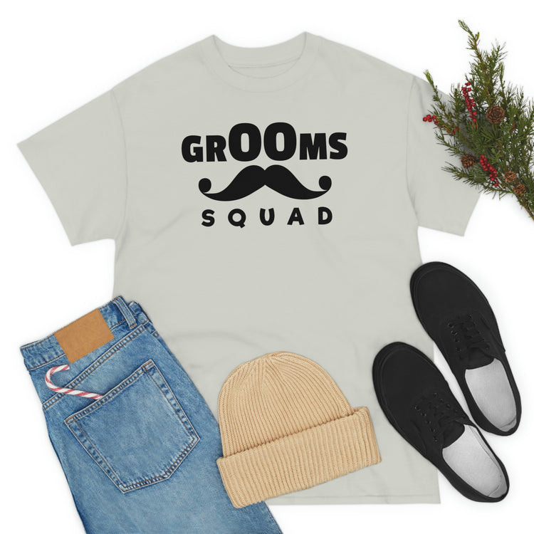 Funny Groom Squad Wedding Bachelors Mustache Wedding Hilarious Grooms Bridal Sayings Engagement Fiance