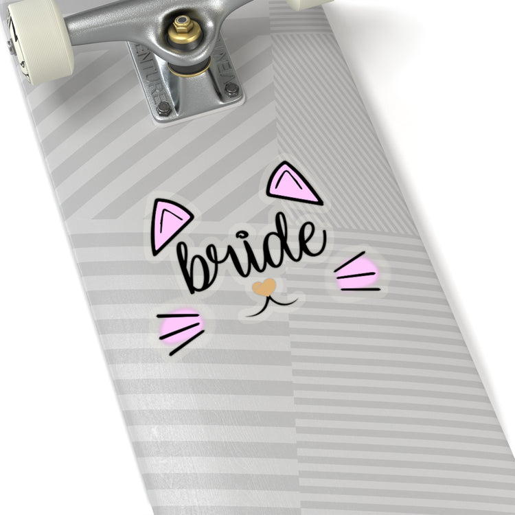 Sticker Decal Bride Cat Bachelorette Team Bride Stickers For Laptop Car