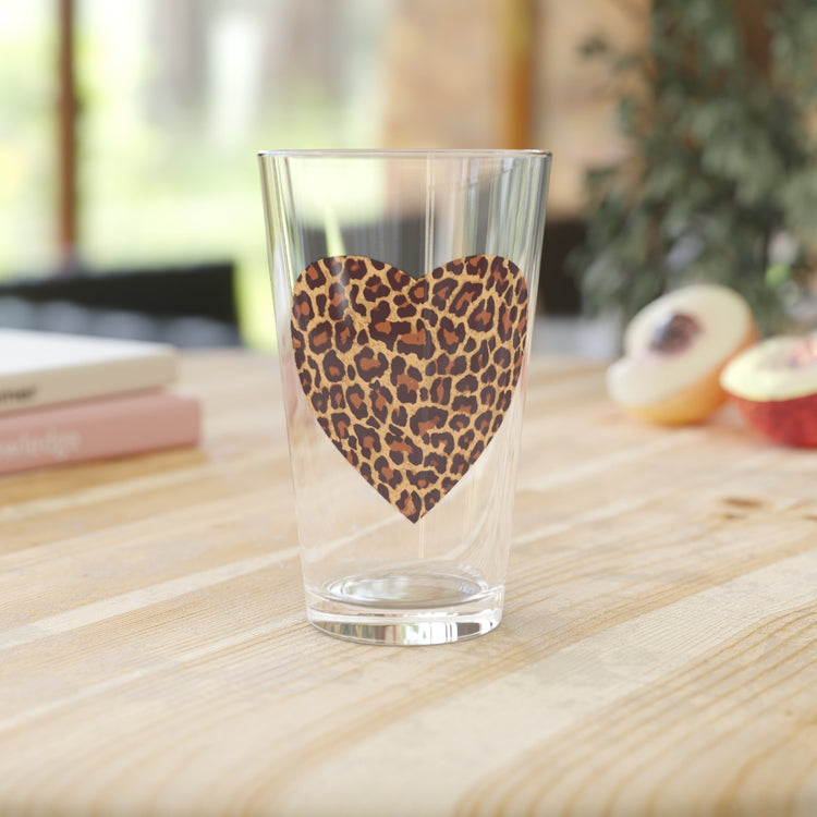 Beer Glass Pint 16oz  Proud Zoo Keeper Cheetah Wilderness Cat