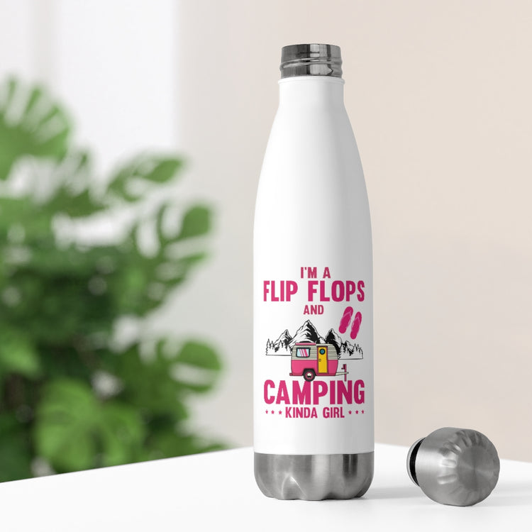 20oz Insulated Bottle  Hilarious Boot Tent Encampment Site Adventure Enthusiast Humorous Forest Hiking