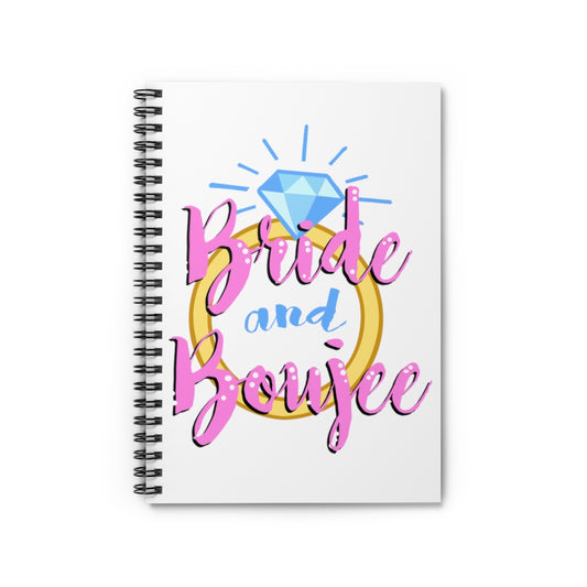 Spiral Notebook  Humorous Drinking Bride Sarcastic Engagement Bridal Funny Hilarious Vodka