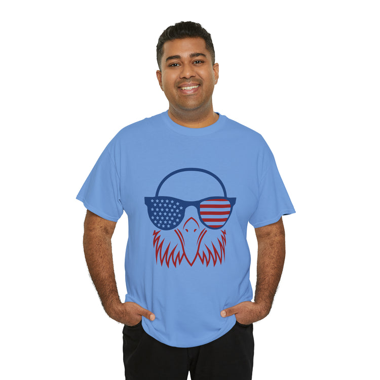 Shirt Funny Cute Patriotic Eagle American Flag 4th Of July Freedom National  Pride T-Shirt Gift Unisex Heavy Cotton Tee