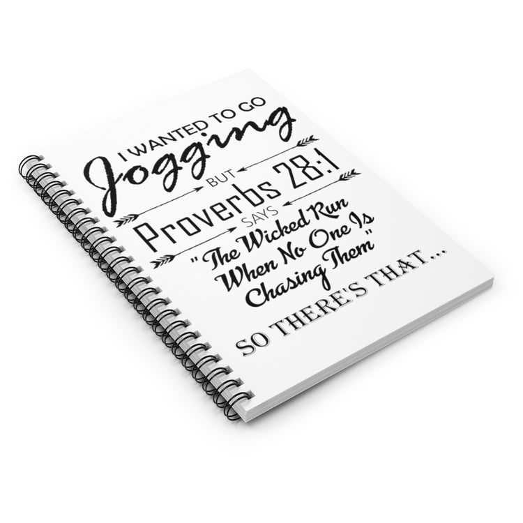 Spiral Notebook  Funny Christians Workouts Sarcastic Proverb Sayings Pastor Hilarious