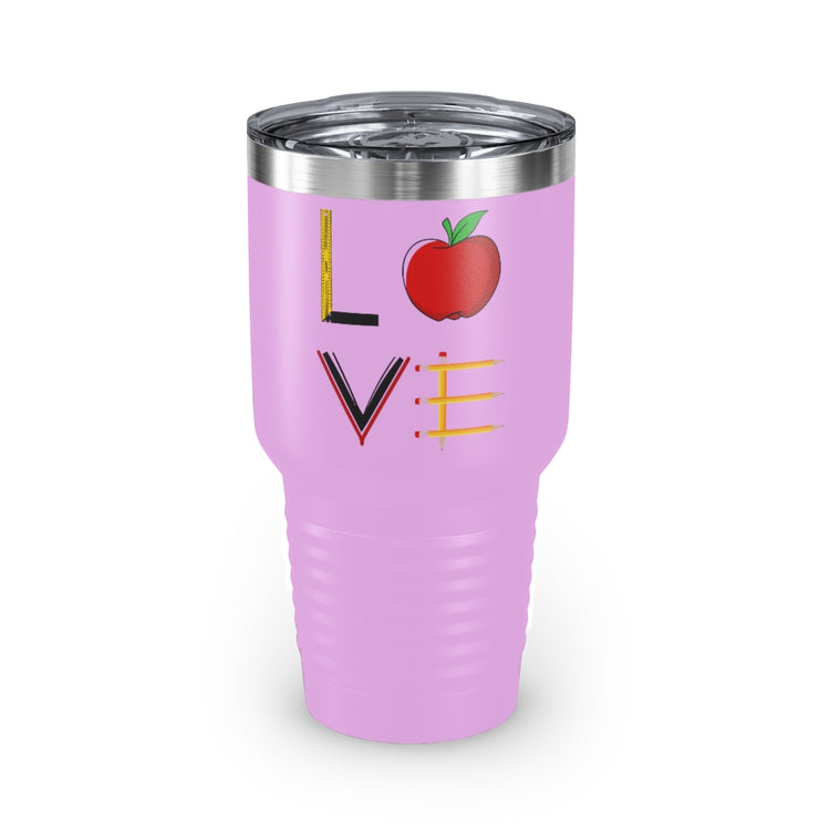 30oz Tumbler Stainless Steel Colors  Funny Teachers Appreciation Love Illustration Books Teacher  Novelty Supportive