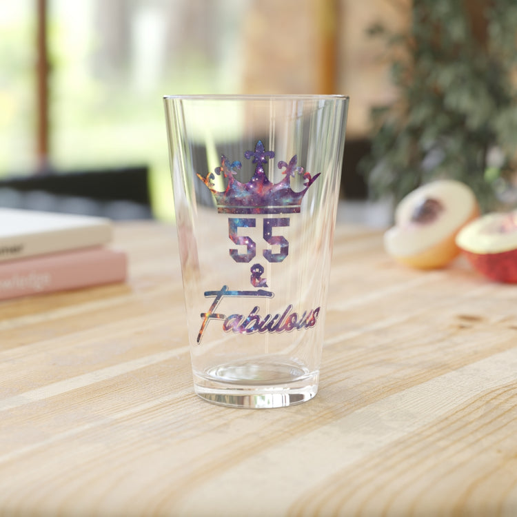 Beer Glass Pint 16oz 55th Celebrations Gorgeous Grandmothers