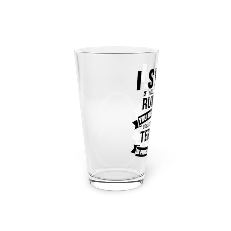 Beer Glass Pint 16oz  Humorous Swimmers Backstroke Water Sports Lover Hilarious Swimming Swim Games