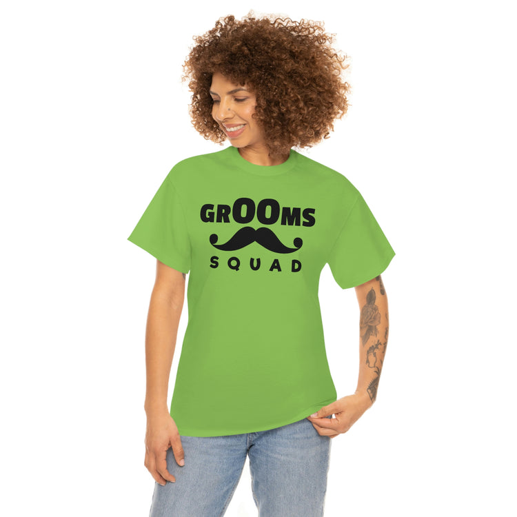 Funny Groom Squad Wedding Bachelors Mustache Wedding Hilarious Grooms Bridal Sayings Engagement Fiance