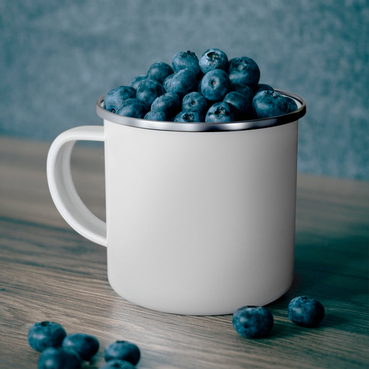 Three Stars Fourth Of July Enamel Camping Mug