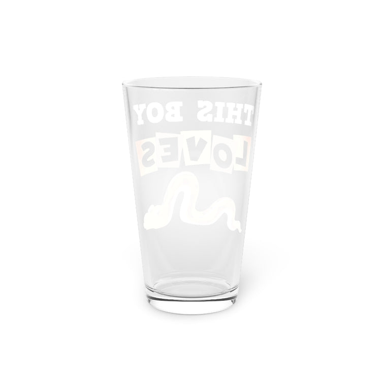 Beer Glass Pint 16oz  Novelty Corn Snakes Enthusiasts